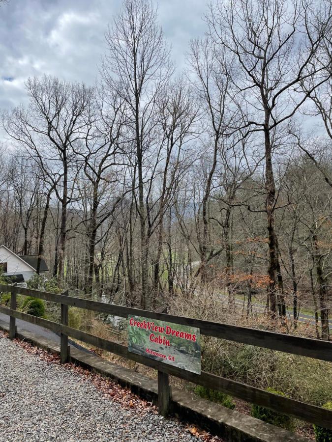 Cozy Creekfront Family Cabin-Pet Friendly -Gamerm-Hot Tub Hiawassee Exterior photo